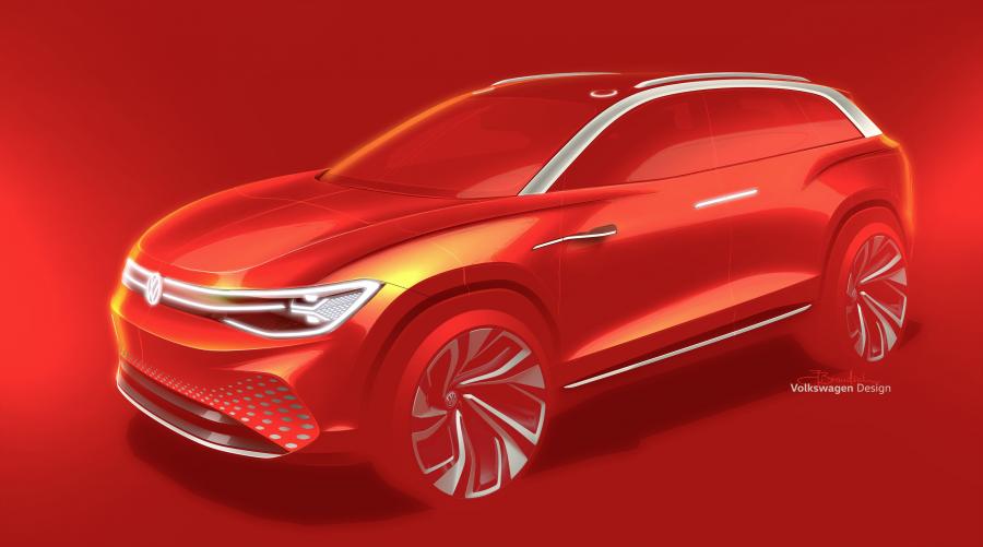 Эскиз Volkswagen I.D. Roomzz 2019 года  (фото 36 из 52)